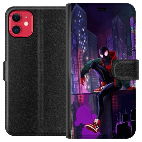 Apple iPhone 11 Lompakkokotelo Fortnite - Spider-Man