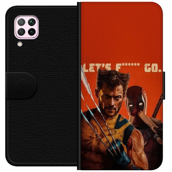 Huawei P40 lite Lommeboketui Deadpool & Wolverine