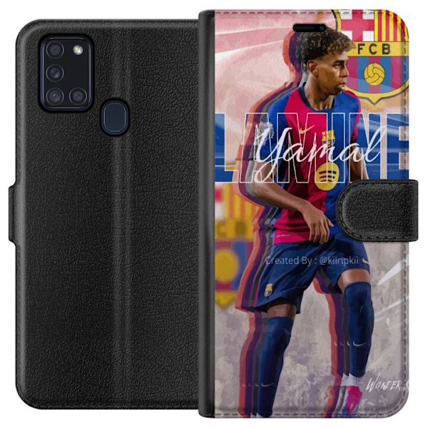 Samsung Galaxy A21s Lompakkokotelo Lamine Yamal FCB