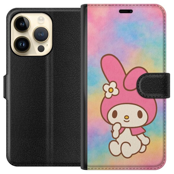 Apple iPhone 15 Pro Tegnebogsetui Kawaii Sanrio My Melody