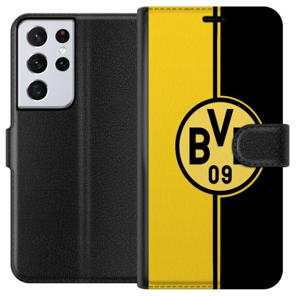 Samsung Galaxy S21 Ultra 5G Tegnebogsetui Borussia Dortmund