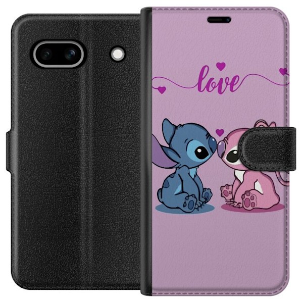 Google Pixel 7a Lommeboketui Lilo & Stitch – Angel Edition