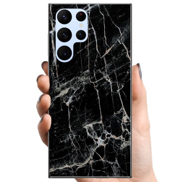 Samsung Galaxy S22 Ultra 5G TPU Matkapuhelimen kuori Musta mar
