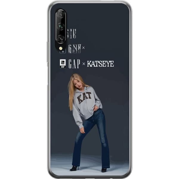 Kompatibel Mobilcover til Huawei P smart Pro 2019 KATSEYE blond modebild grå