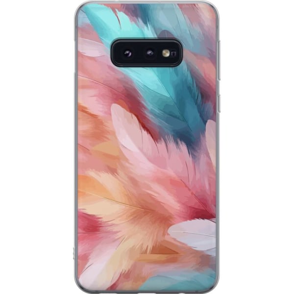 Samsung Galaxy S10e Gennemsigtig cover Fjer