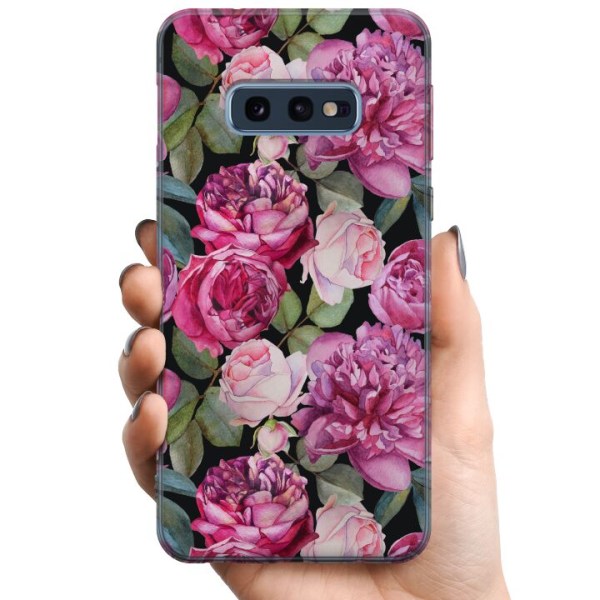 Samsung Galaxy S10e TPU Mobildeksel Blomster