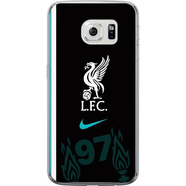 Samsung Galaxy S6 edge Läpinäkyvä kuori Liverpool FC