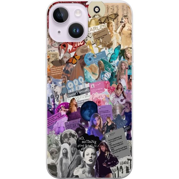 Apple iPhone 15 Plus Läpinäkyvä kuori Taylor Swift