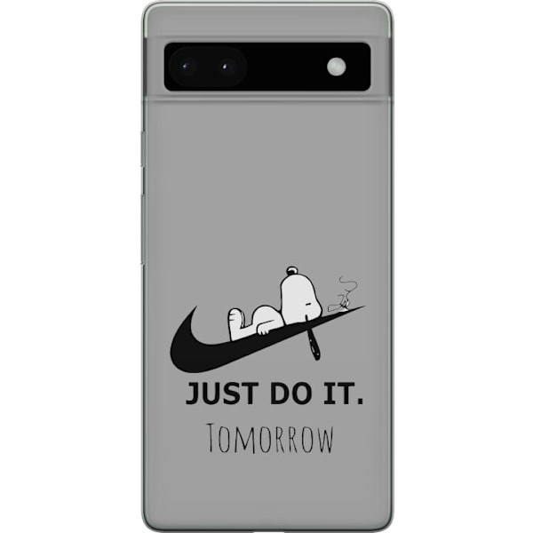 Google Pixel 6a Läpinäkyvä kuori Just Do It, NIKE