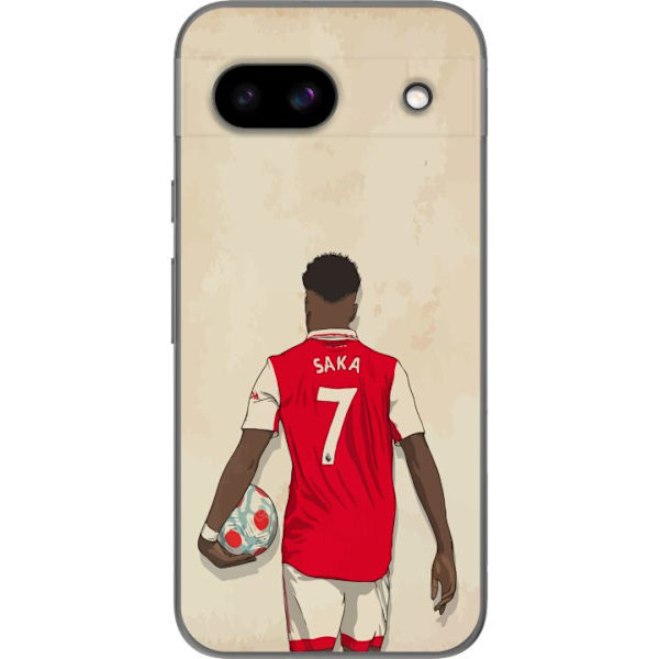 Google Pixel 8a Gennemsigtig cover Arsenal FC Fodbold Arsenal FC Motiv Spiller Premier League England Populær Sport Fodboldstjerne London