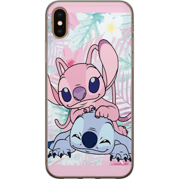 Apple iPhone X Läpinäkyvä kuori Kirjonta
