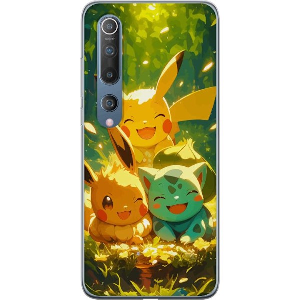Xiaomi Mi 10 5G Läpinäkyvä kuori Pixelmonster pelityyli - v