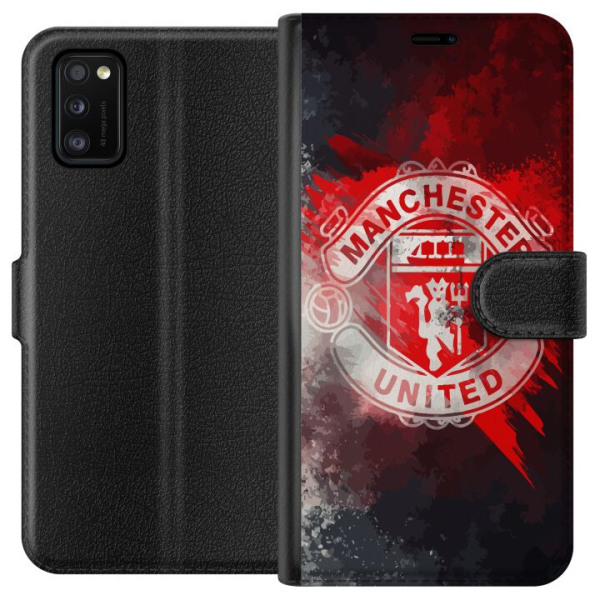 Samsung Galaxy A41 Lompakkokotelo Manchester United FC