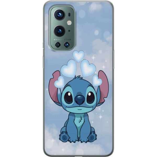 OnePlus 9 Pro Genomskinligt Skal Stitch Hoppande Glädje – Rolig Design för Present