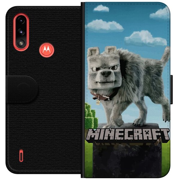 Motorola Moto E7 Power Tegnebogsetui A Minecraft Movie