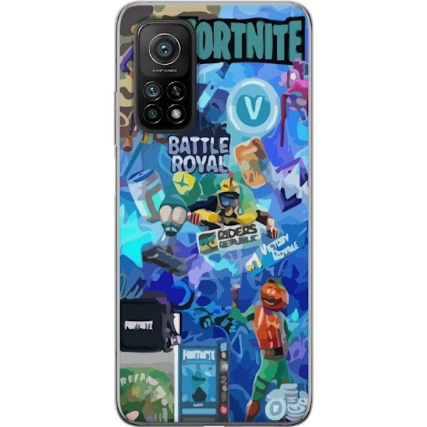 Xiaomi Mi 10T 5G Gennemsigtig cover Fortnite