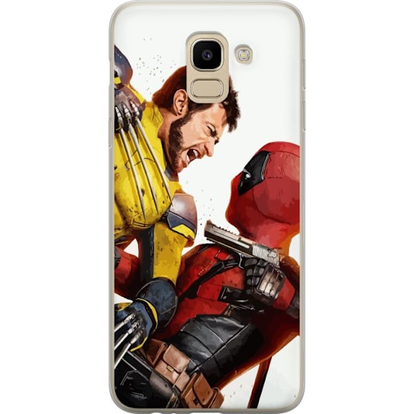 Samsung Galaxy J6 Gennemsigtig cover Deadpool & Wolverine