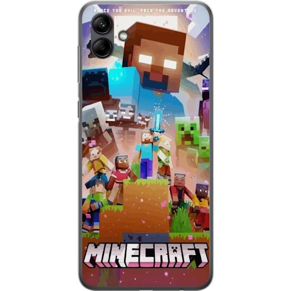 Samsung Galaxy A05 Gjennomsiktig deksel Minecraft