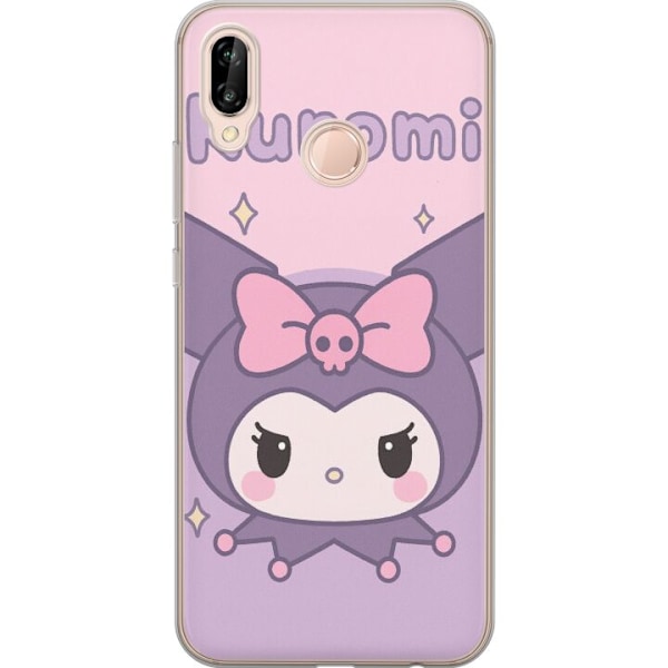 Huawei P20 lite Gennemsigtig cover Kuromi Kawaii