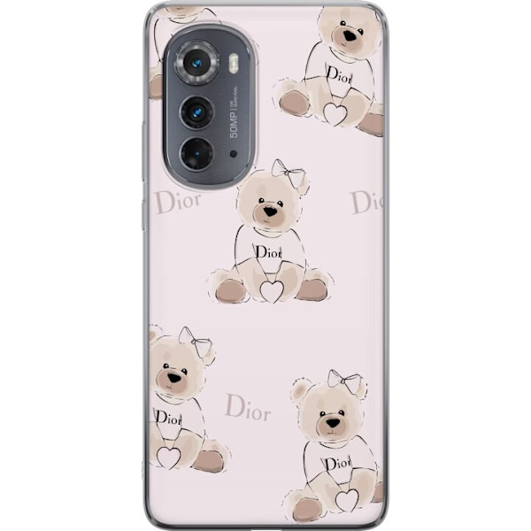 Motorola Edge (2022) Läpinäkyvä kuori Teddy Dior Vibes - yl