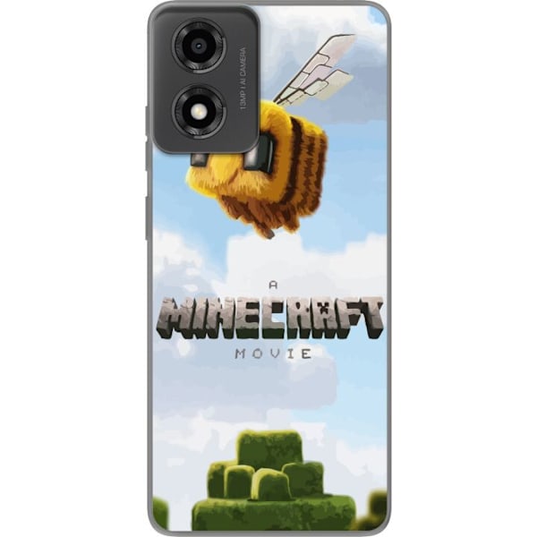 Motorola Moto E14 Läpinäkyvä kuori A Minecraft Movie