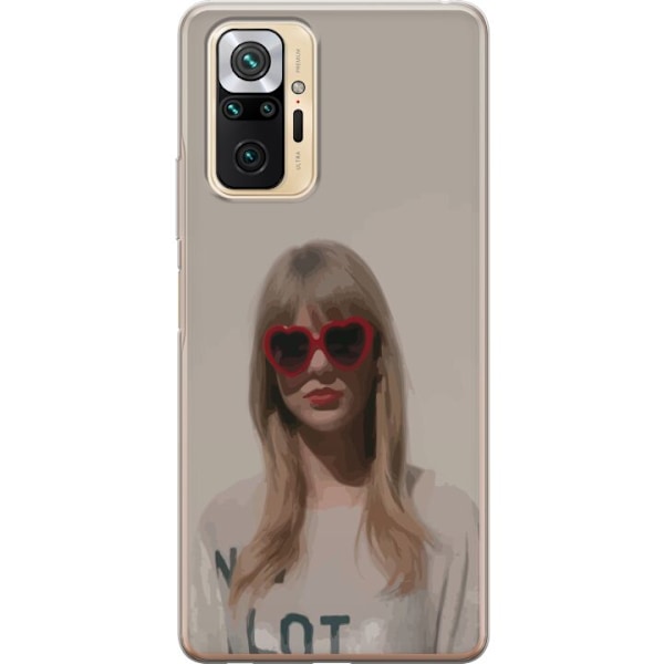 Xiaomi Redmi Note 10 Pro Läpinäkyvä kuori Taylor Swift