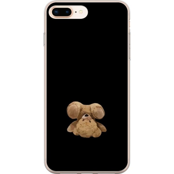Apple iPhone 8 Plus Gennemsigtig cover Op og ned bjørn