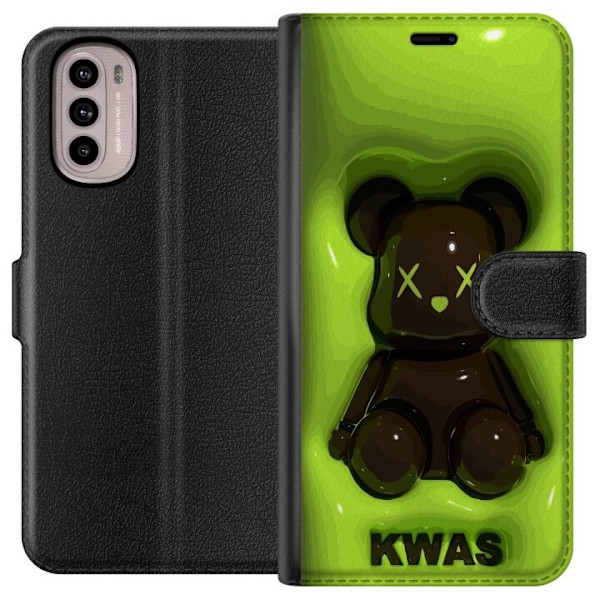 Motorola Moto G41 Lommeboketui KAWS Grønn