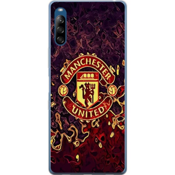 Sony Xperia L4 Läpinäkyvä kuori Manchester United