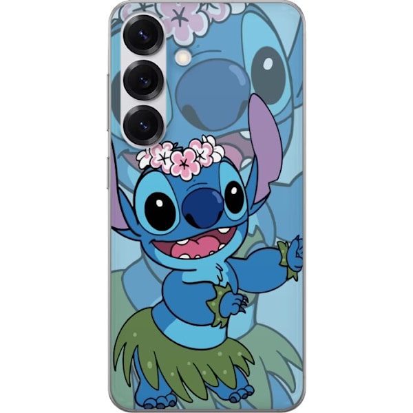 Samsung Galaxy S25 Genomskinligt Skal Stitch under Stjärnorna – Magisk Anime-stil