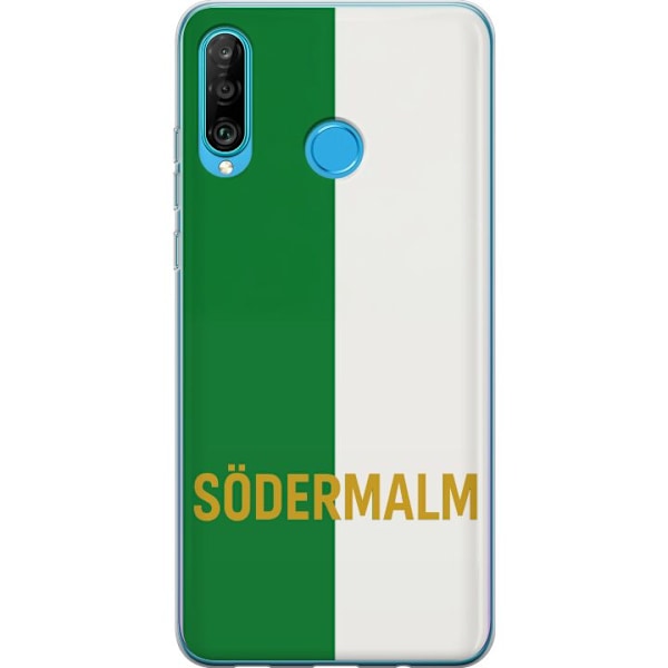 Huawei P30 lite Läpinäkyvä kuori Södermalm - jalkapallo