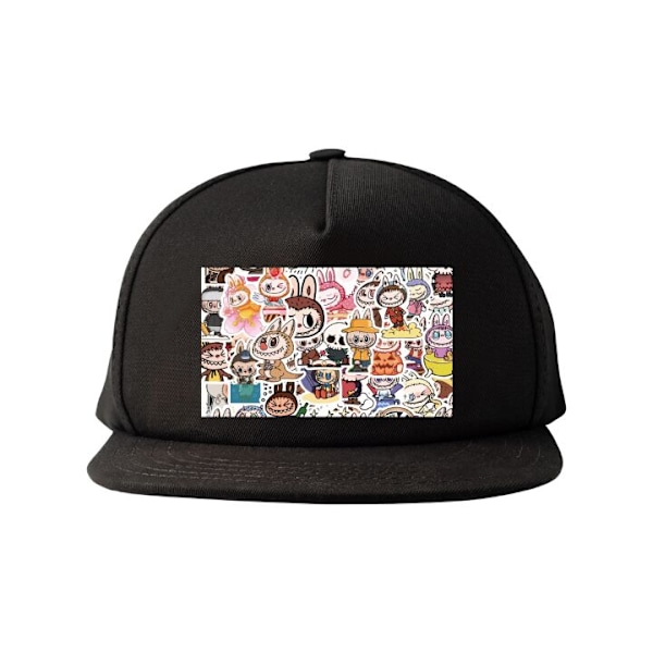 Snapback för Vuxen | Justerbar Keps Labubu All-Stars – POP MART Special svart one size