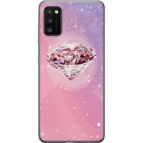 Samsung Galaxy A41 Gennemsigtig cover Glitter Diamant