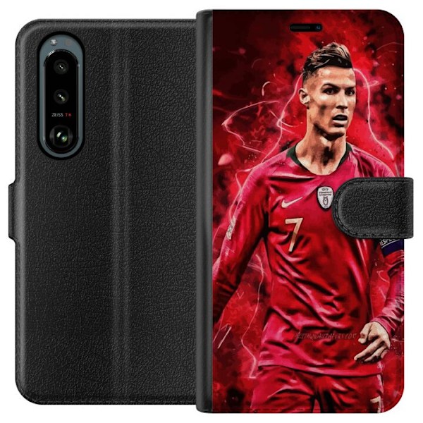 Sony Xperia 5 III Lompakkokotelo Ronaldon Taidot - CR7 Suunnit