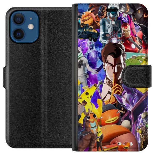 Kompatibelt Plånboksfodral till Apple iPhone 12 mini Fortnite