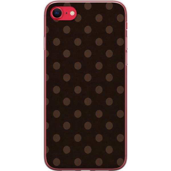 Kompatibelt Mobilskal till Apple iPhone 7 Mocha Dots brun