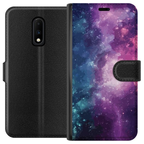 OnePlus 7 Lompakkokotelo Nebula