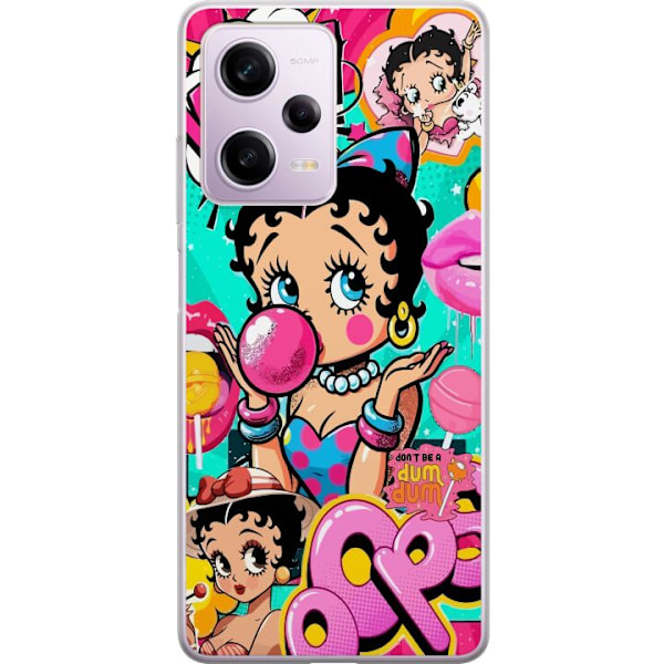 Xiaomi Redmi Note 12 Pro Gennemsigtig cover Betty Boop