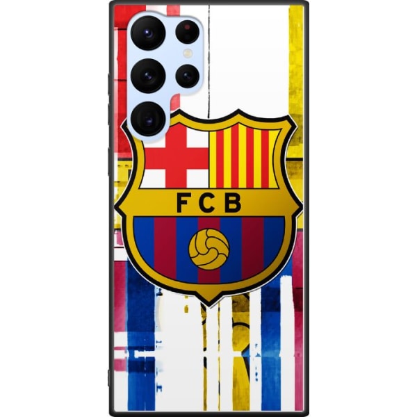 Samsung Galaxy S22 Ultra 5G Svart deksel FC Barcelona