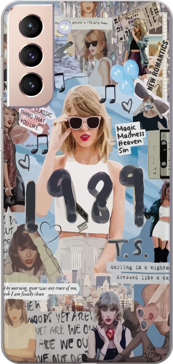 Kompatibelt Mobildeksel til Samsung Galaxy S21 Taylor Swift