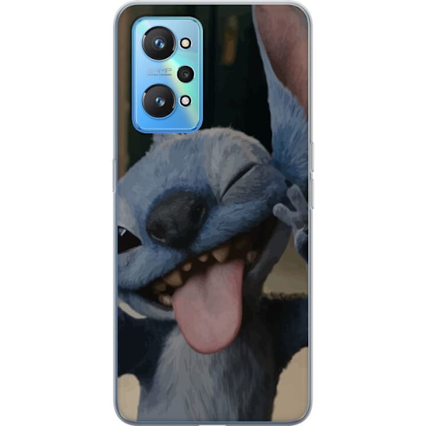 Realme GT Neo2 Genomskinligt Skal Stitch Söt Alien – Blå Favorit från Yttre Rymden