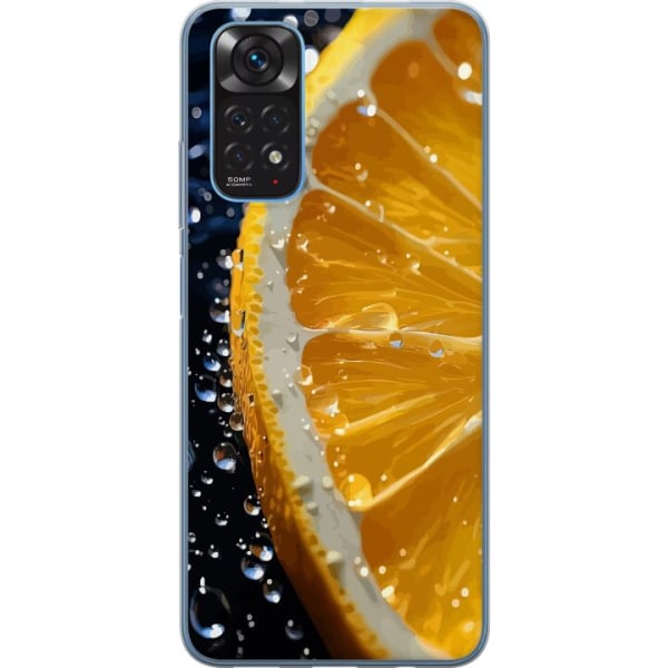 Xiaomi Redmi Note 11S Genomskinligt Skal Apelsin
