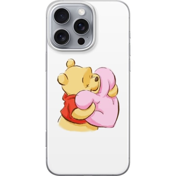 Apple iPhone 16 Pro Max Genomskinligt Skal Nalle Puh Kram