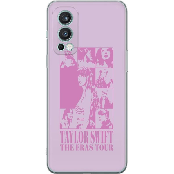 OnePlus Nord 2 5G Genomskinligt Skal Taylor Swift - Pink