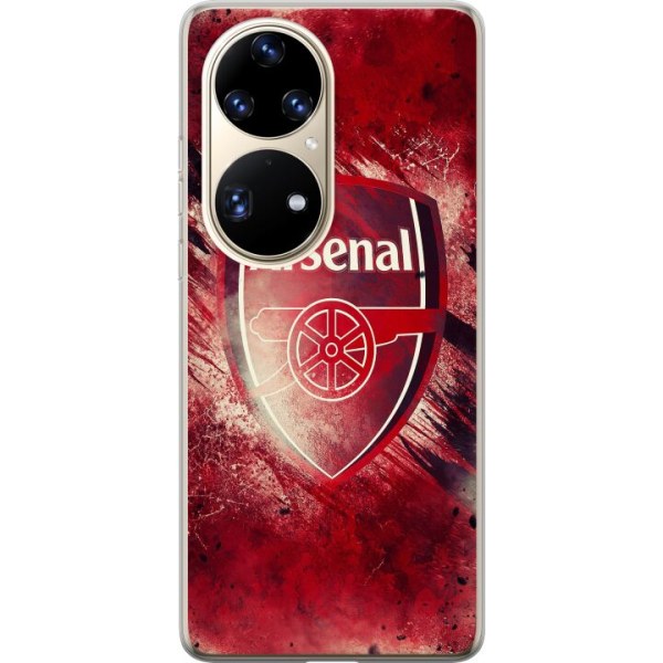 Huawei P50 Pro Gennemsigtig cover Arsenal