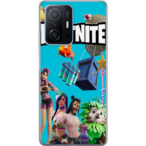 Xiaomi 11T Pro Läpinäkyvä kuori Fortnite