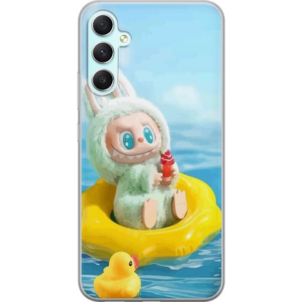 Samsung Galaxy A34 Genomskinligt Skal Labubu Stripe Attack –