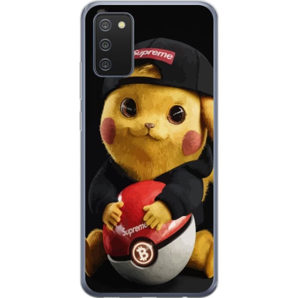 Samsung Galaxy A02s Läpinäkyvä kuori Pikachu Supreme