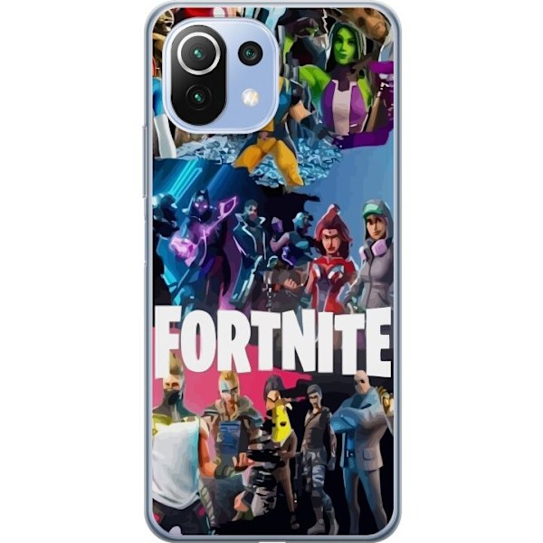 Xiaomi Mi 11 Lite Gjennomsiktig deksel Fortnite