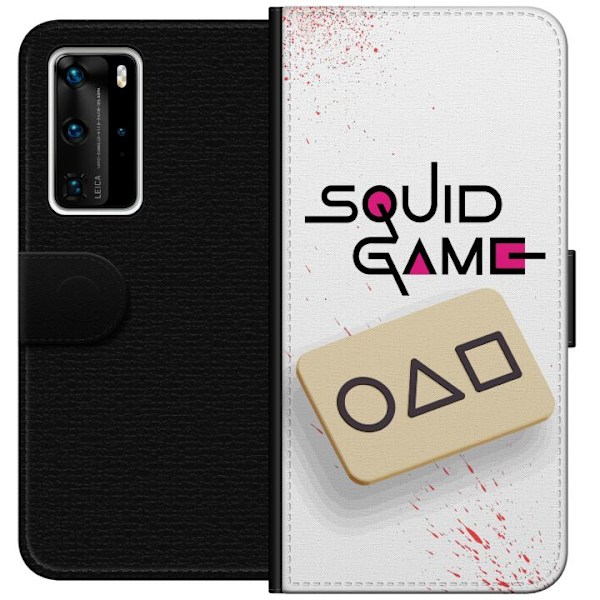 Huawei P40 Pro Tegnebogsetui Squid Game